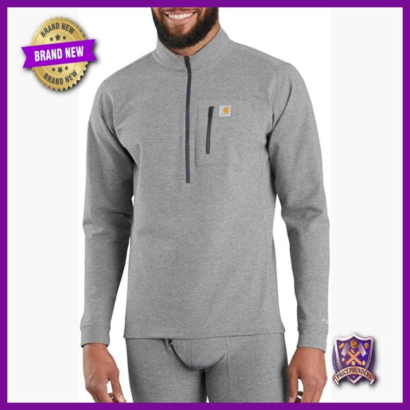 Heavyweight Base Layer Crewneck with Chest Pocket Fitted Fit